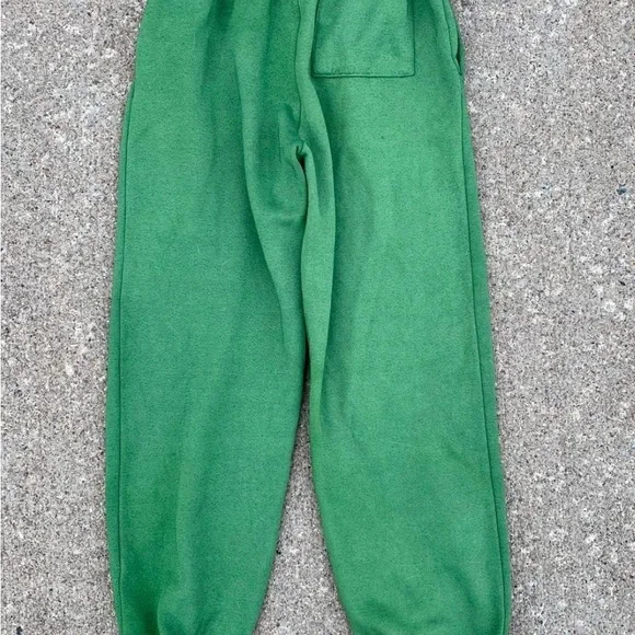 BOYS LIE Josh Grunfeld Green Sweatpants w/missing button at waist. NWOT - Picture 3 of 6